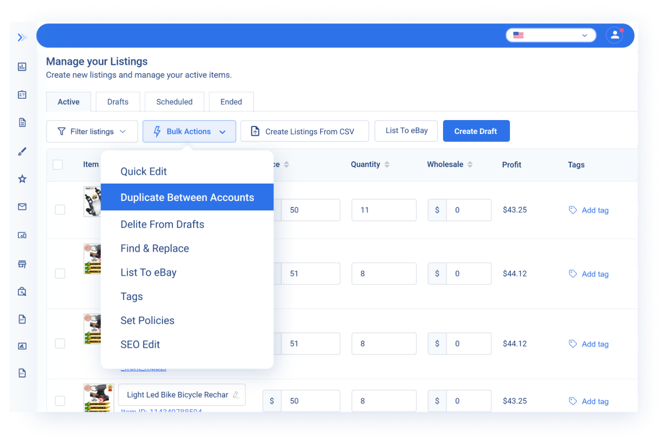 eBay Listing Software Easily Manage eBay Listings